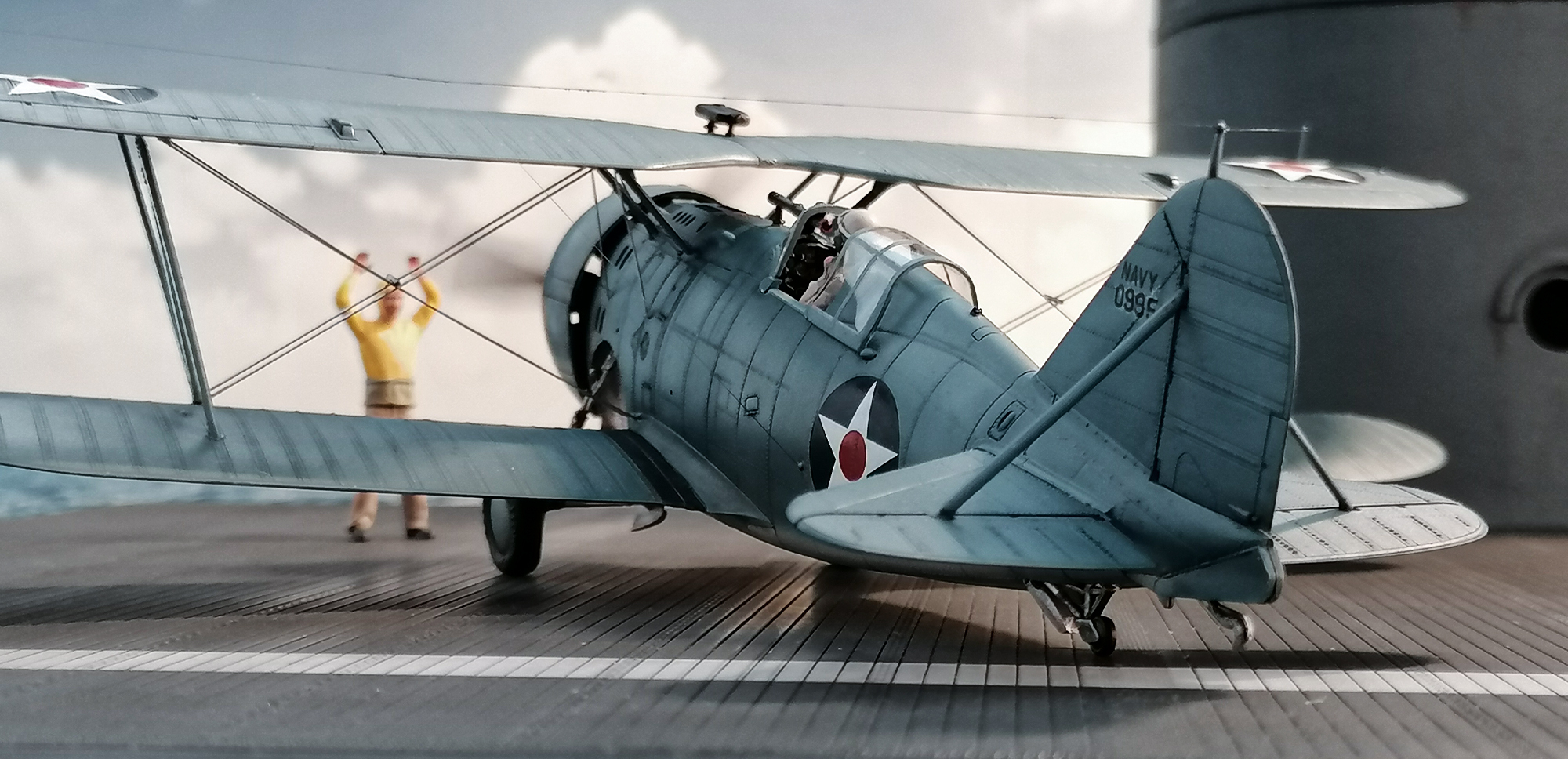 F3F-2 Biplane Fighter