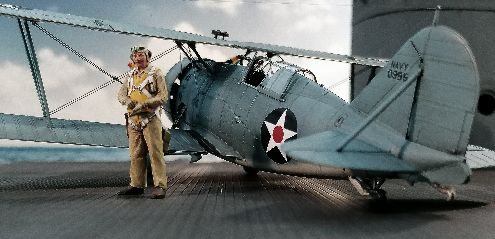F3F-2 Biplane Fighter