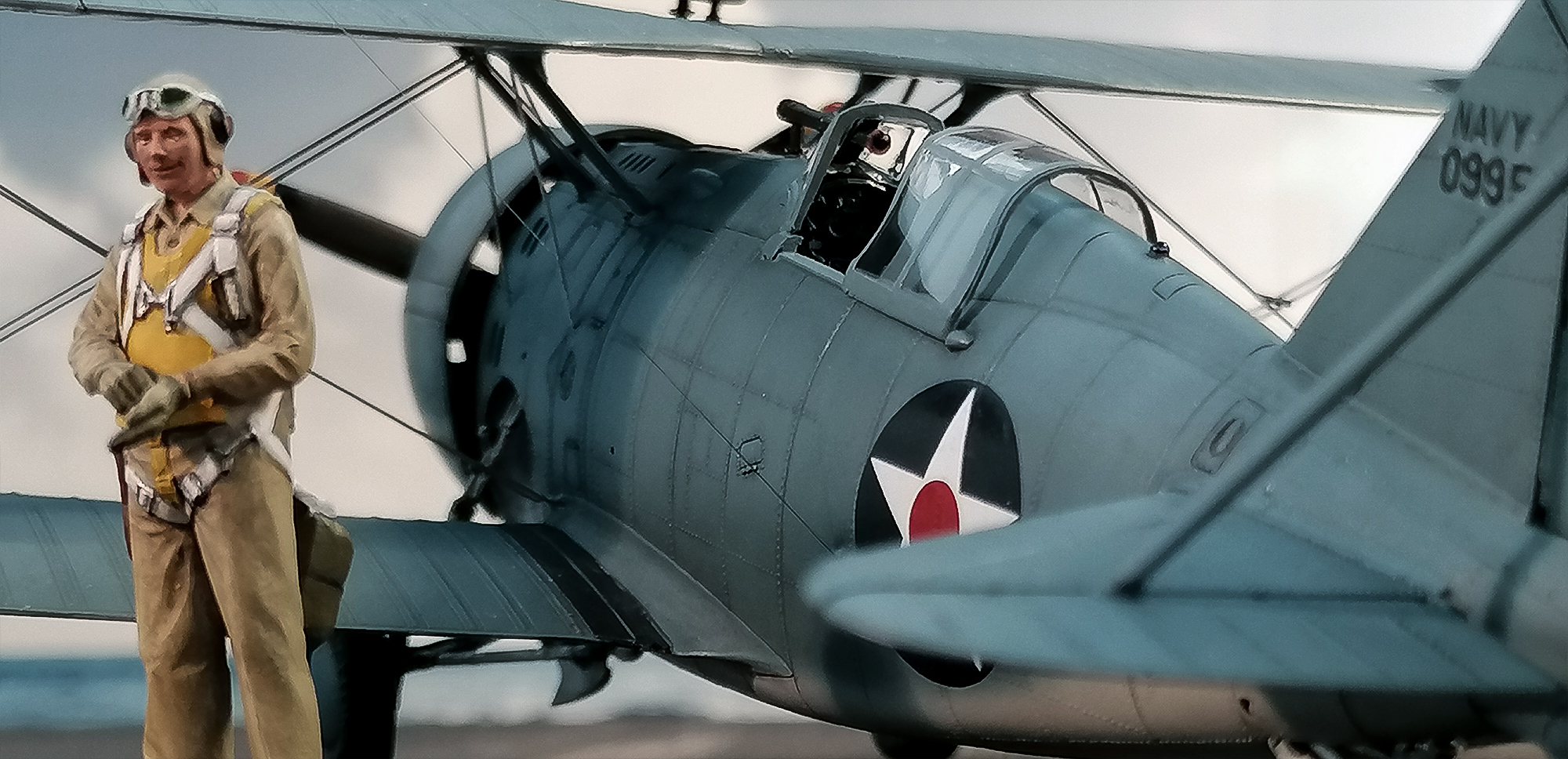 F3F-2 Biplane Fighter