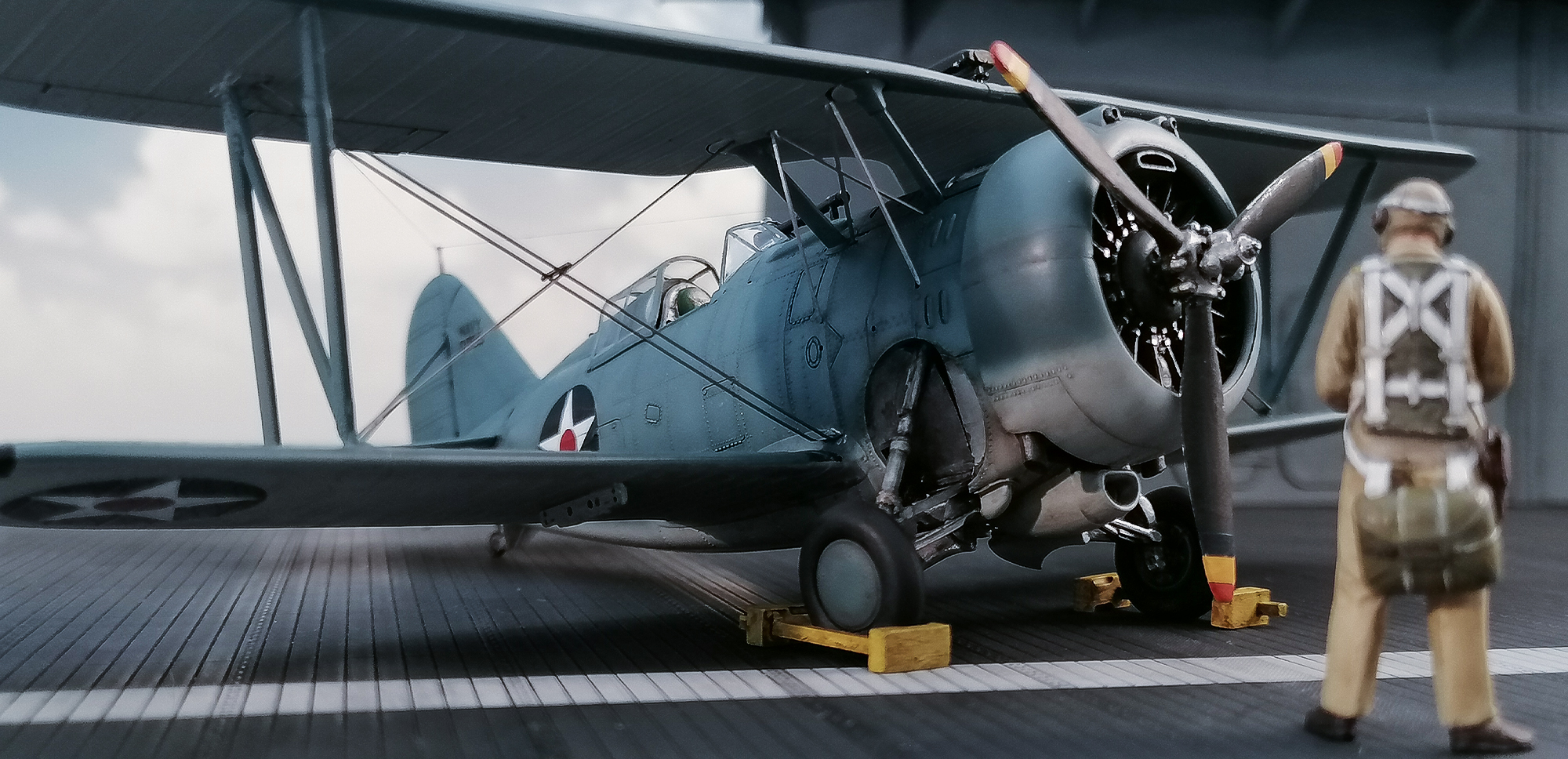 F3F-2 Biplane Fighter