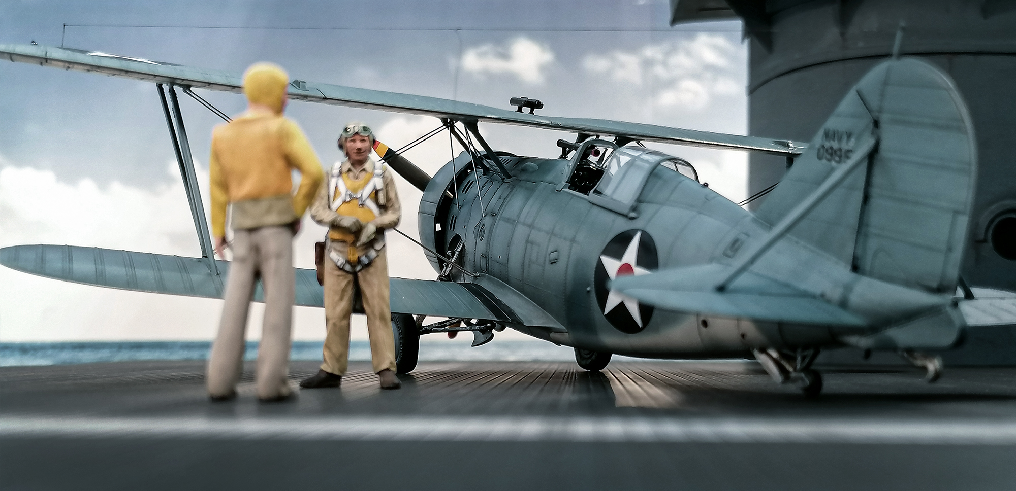 F3F-2 Biplane Fighter