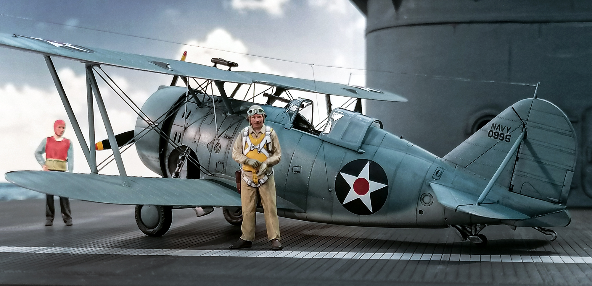F3F-2 Biplane Fighter