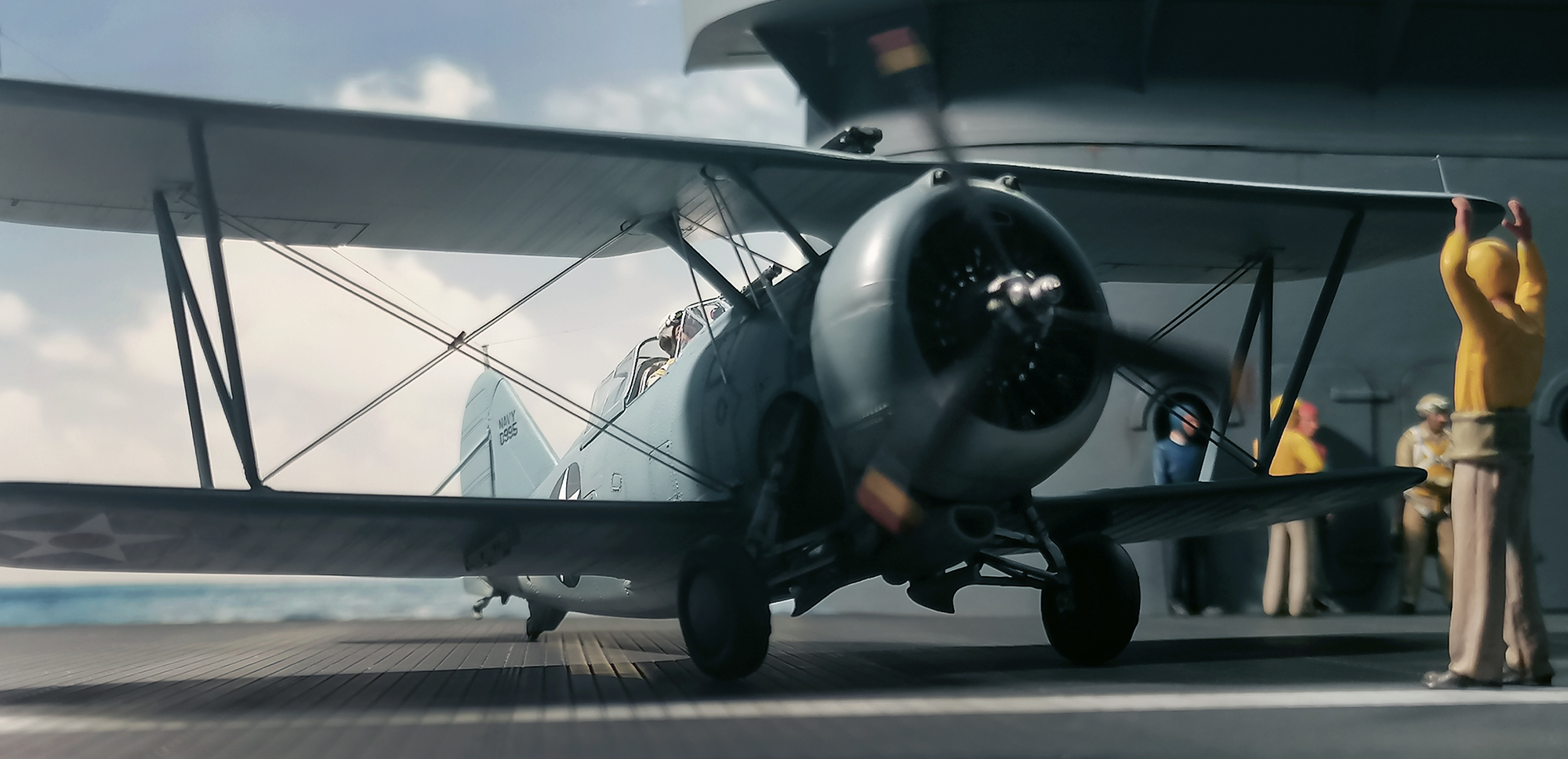 F3F-2 Biplane Fighter
