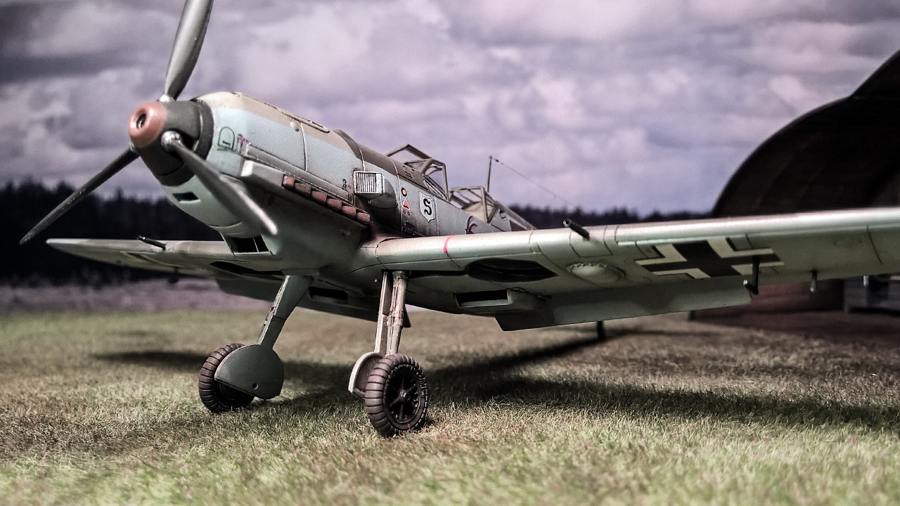 Bf-109 E JG 26 Diorama