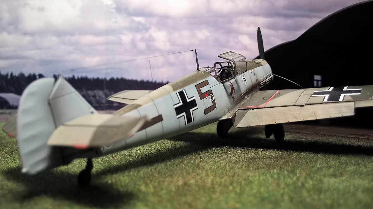Bf-109 E JG 26 Diorama