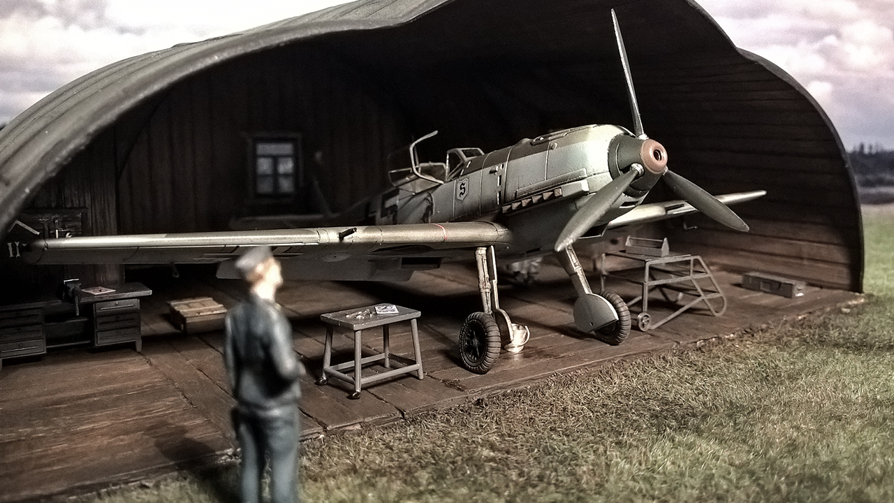 Bf-109 E JG 26 Diorama