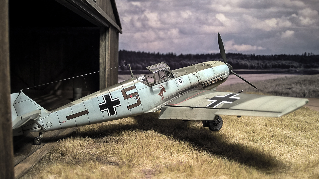 Bf-109 E JG 26 Diorama