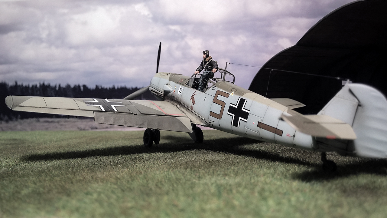 Bf-109 E JG 26 Diorama