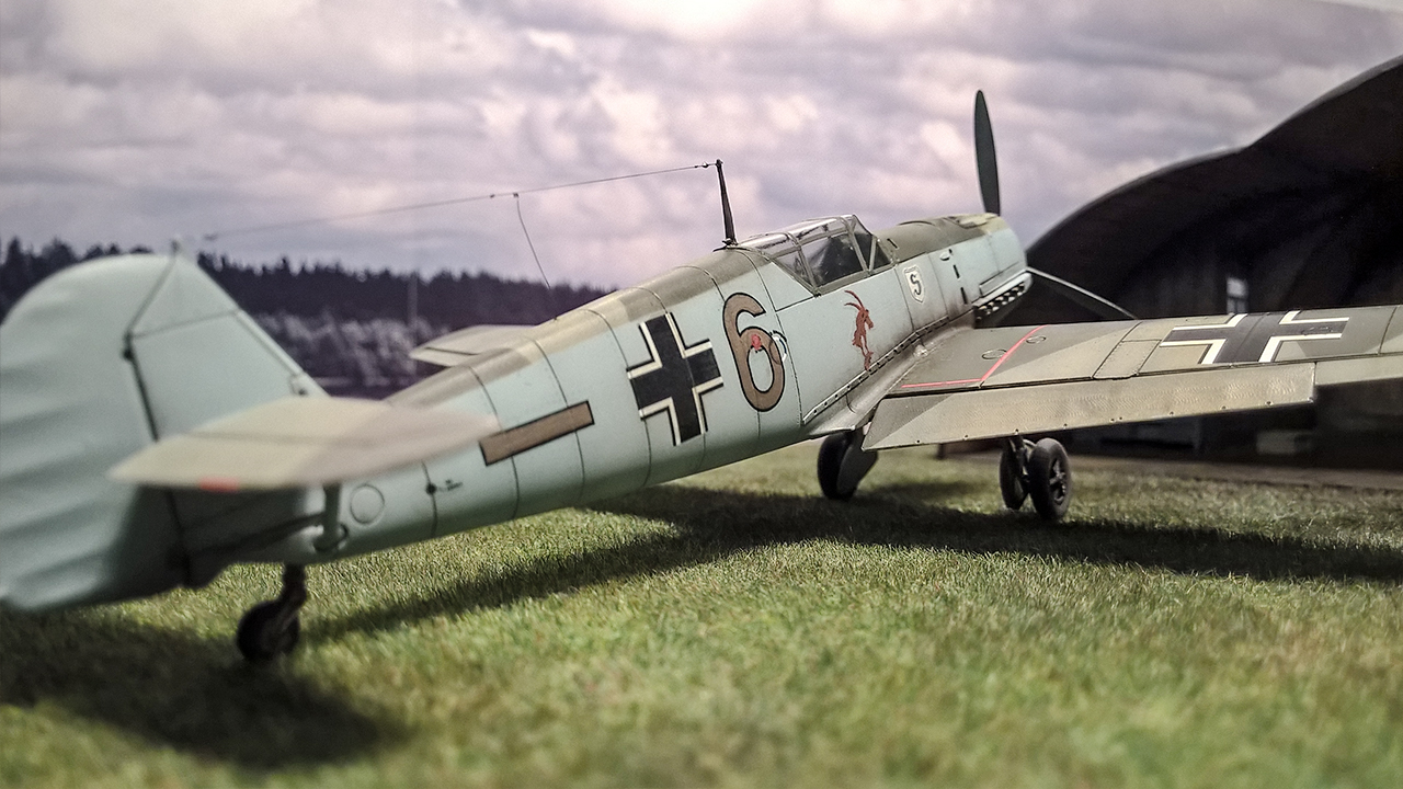 Bf-109 E JG 26 Diorama