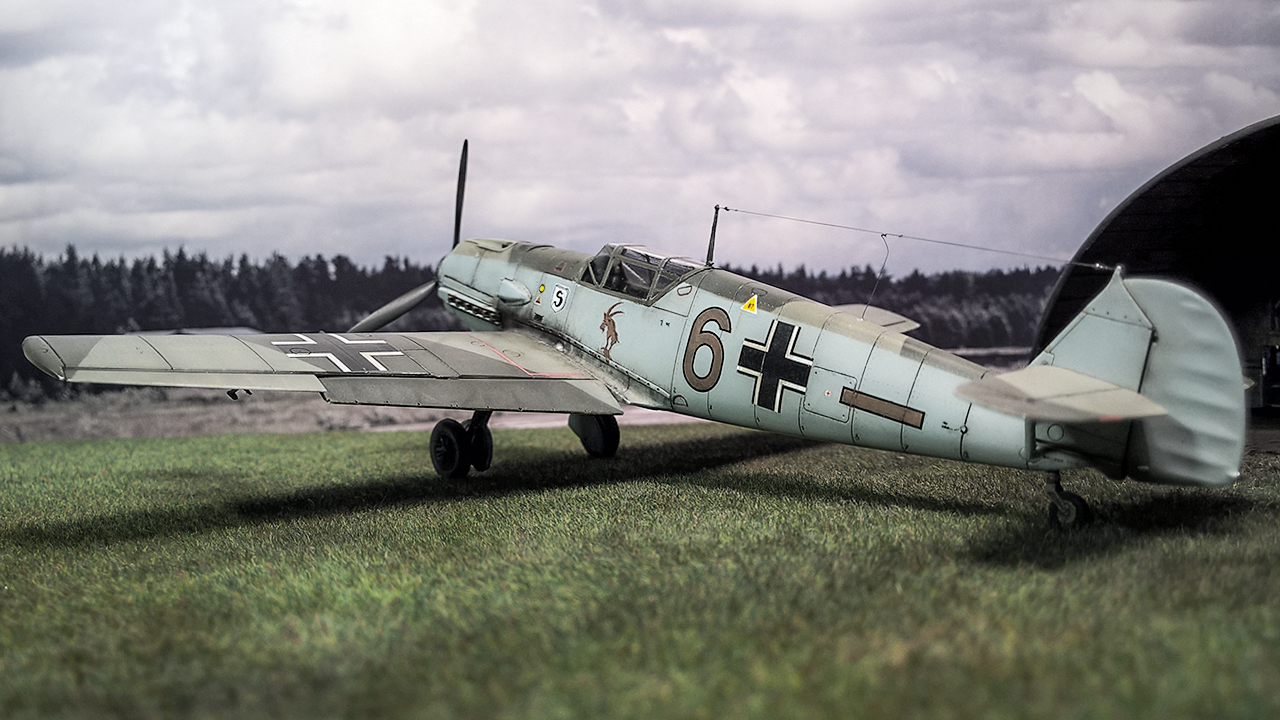 Bf-109 E JG 26 Diorama