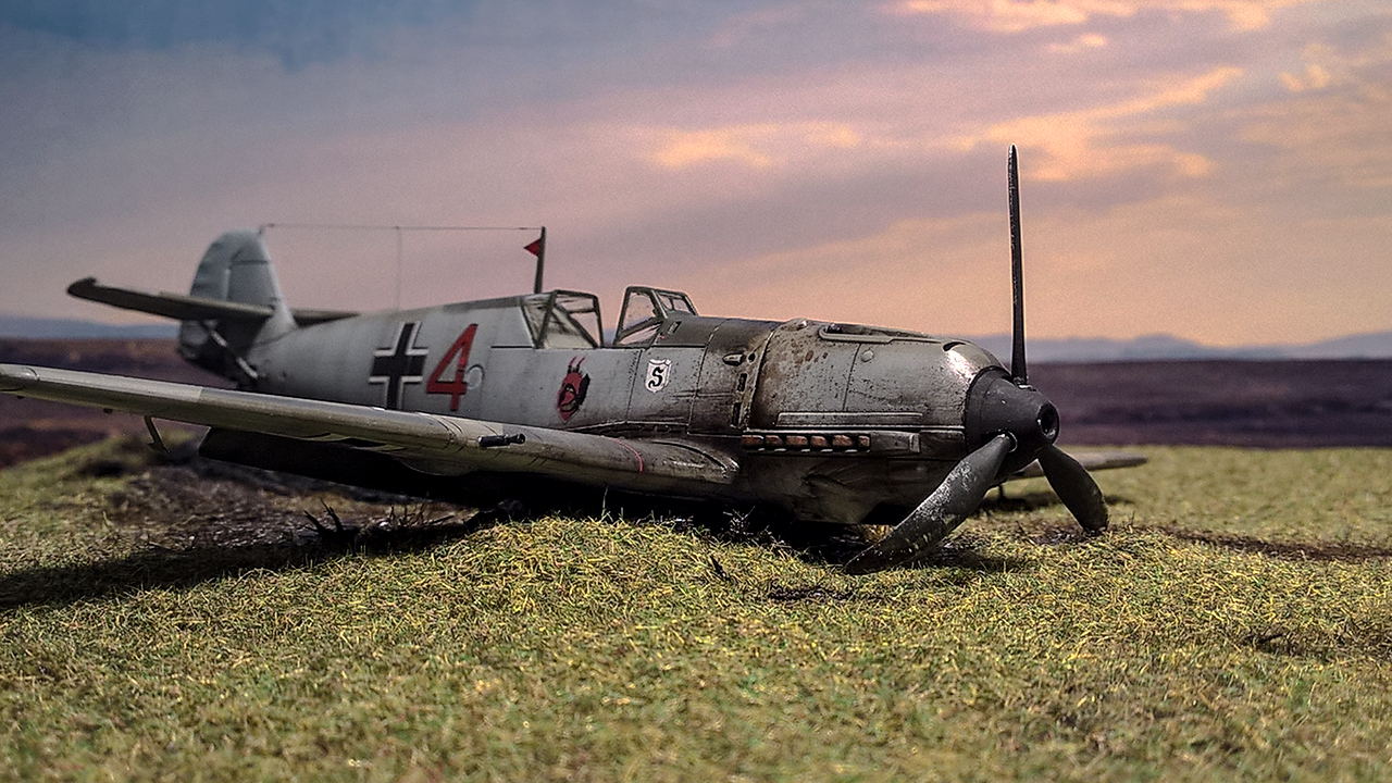 Airfix Bf-109 E box art