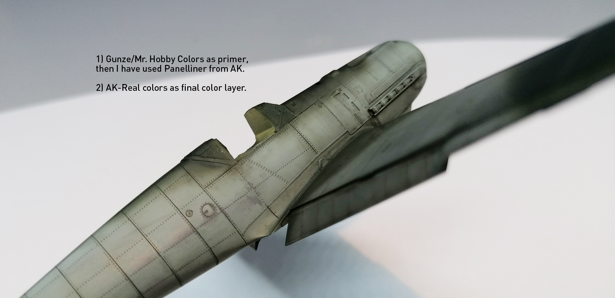 Bf-109 E-1 — WIP paint stage