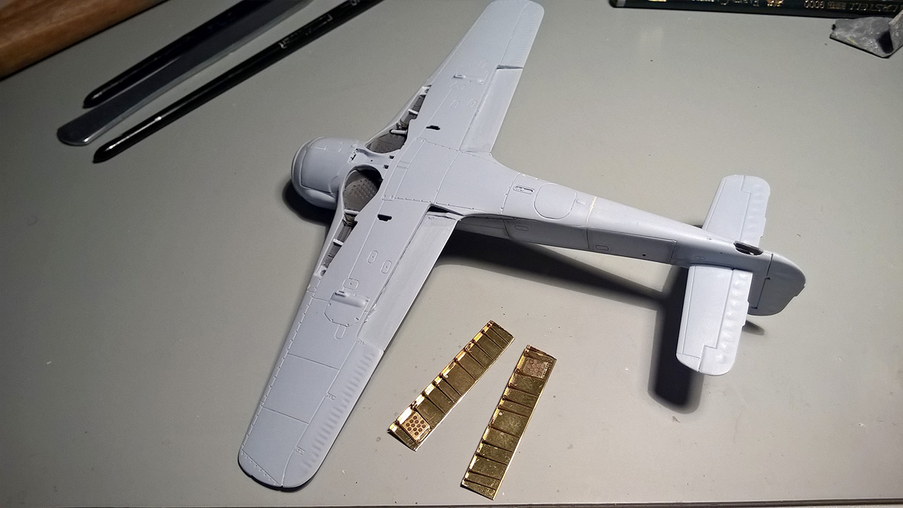 Fw-190 A-8 build process 1