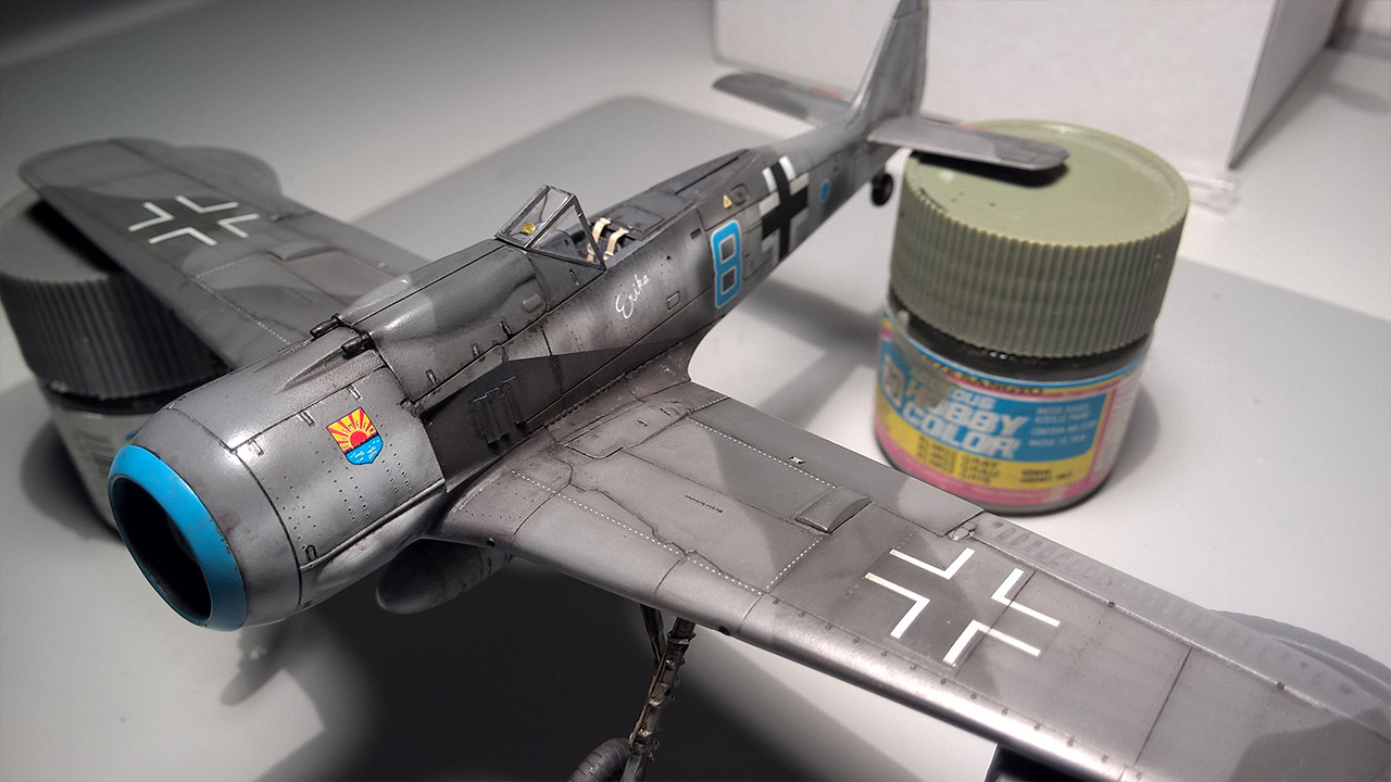 Fw-190 A-8 build process 3
