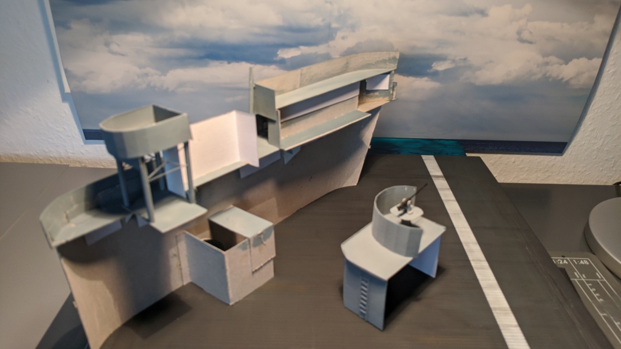 Carrier island in progress