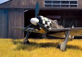 Der Kontrast zwischen dem Gelb auf der Unterseite und dem Schwarz/Weiß erinnert schon beinahe an die farbenfrohen Jagdflugzeuge des ersten Weltkrieges