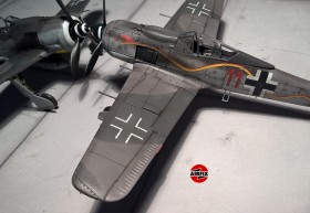 Die Details des Airfix Modells fallen ein wenig nüchterner aus