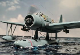 Airfix-Vought-OS2U-1-Kingfisher-006