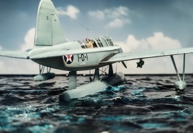 Airfix-Vought-OS2U-1-Kingfisher-008
