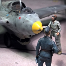 Me 163-Preiser Luftwaffe Figur Offizier Pilot 1-72