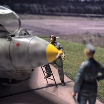 Me 163-reiser Luftwaffe Figur Offizier Piloten 1-72