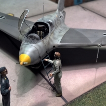 Preiser Luftwaffe Figuren Offiziere Piloten 1-72 Diorama