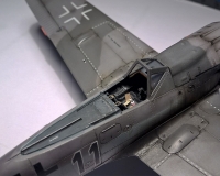 Cockpit der FW-190 in 1/72