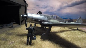 Fertiges Modell der FW-190 D9 von AZ-Modell als Rollout