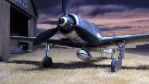 Fertiges Modell der FW-190 D9 von AZ-Modell als Rollout