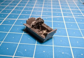 Cockpit: Ich habe das Decal des Bausatzes verwendet