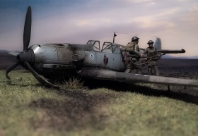 Airfix-Bf-109E-Crash-01