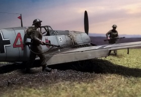 Airfix-Bf-109E-Crash-04